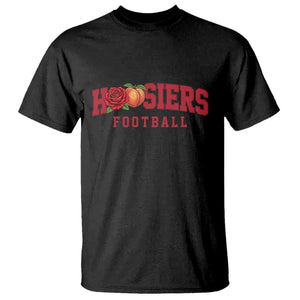 Hoosier State Pride Indiana Rose and Peach T Shirt Game Day Sports Pride TS02 Black Print Your Wear