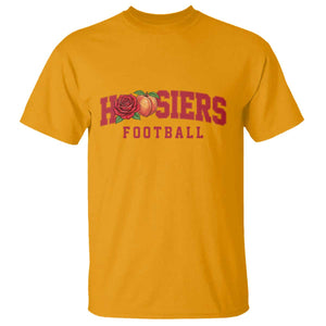 Hoosier State Pride Indiana Rose and Peach T Shirt Game Day Sports Pride TS02 Gold Print Your Wear