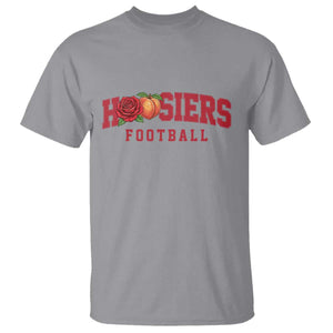 Hoosier State Pride Indiana Rose and Peach T Shirt Game Day Sports Pride TS02 Sport Gray Print Your Wear
