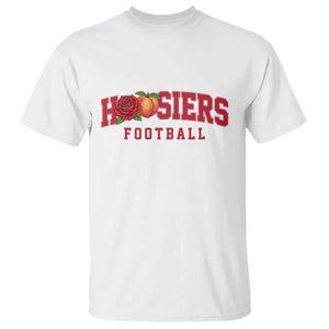 Hoosier State Pride Indiana Rose and Peach T Shirt Game Day Sports Pride TS02 White Print Your Wear