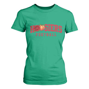 Hoosier State Pride Indiana Rose and Peach T Shirt For Women Game Day Sports Pride TS02 Irish Green Print Your Wear
