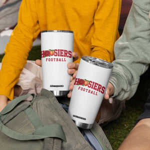 Hoosier State Pride Indiana Rose and Peach Tumbler Cup Game Day Sports Pride TS02 Print Your Wear