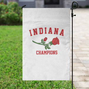 Indiana Champions Rose Hoosier State Graphic Garden Flag Game Day Sports Pride TS02 Print Your Wear