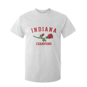 Indiana Champions Rose Hoosier State Graphic T Shirt For Kid Game Day Sports Pride TS02 White Print Your Wear