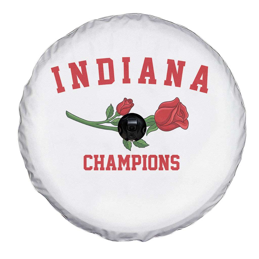 Indiana Champions Rose Hoosier State Graphic Spare Tire Cover Game Day Sports Pride TS02 Print Your Wear