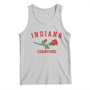 Indiana Champions Rose Hoosier State Graphic Tank Top Game Day Sports Pride TS02 Ash Print Your Wear