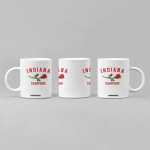 Indiana Champions Rose Hoosier State Graphic Coffee Mug Game Day Sports Pride TS02 Print Your Wear