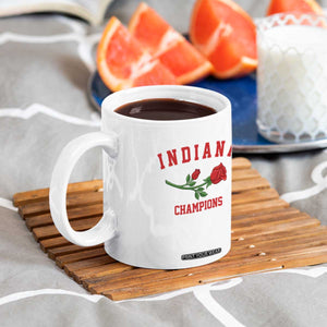 Indiana Champions Rose Hoosier State Graphic Coffee Mug Game Day Sports Pride TS02 Print Your Wear