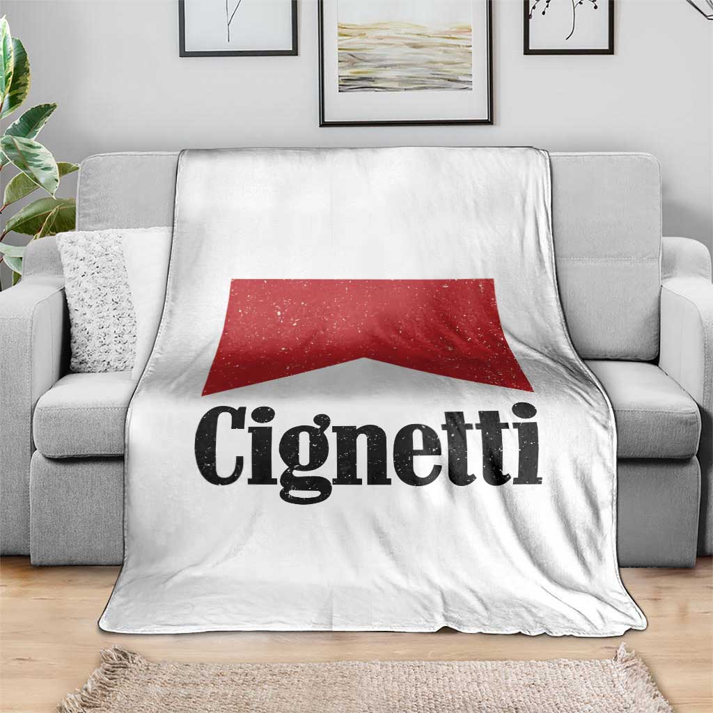Cignetti Retro Red Box Throw Blanket Indiana Game Day Sports Fan TS02 Print Your Wear
