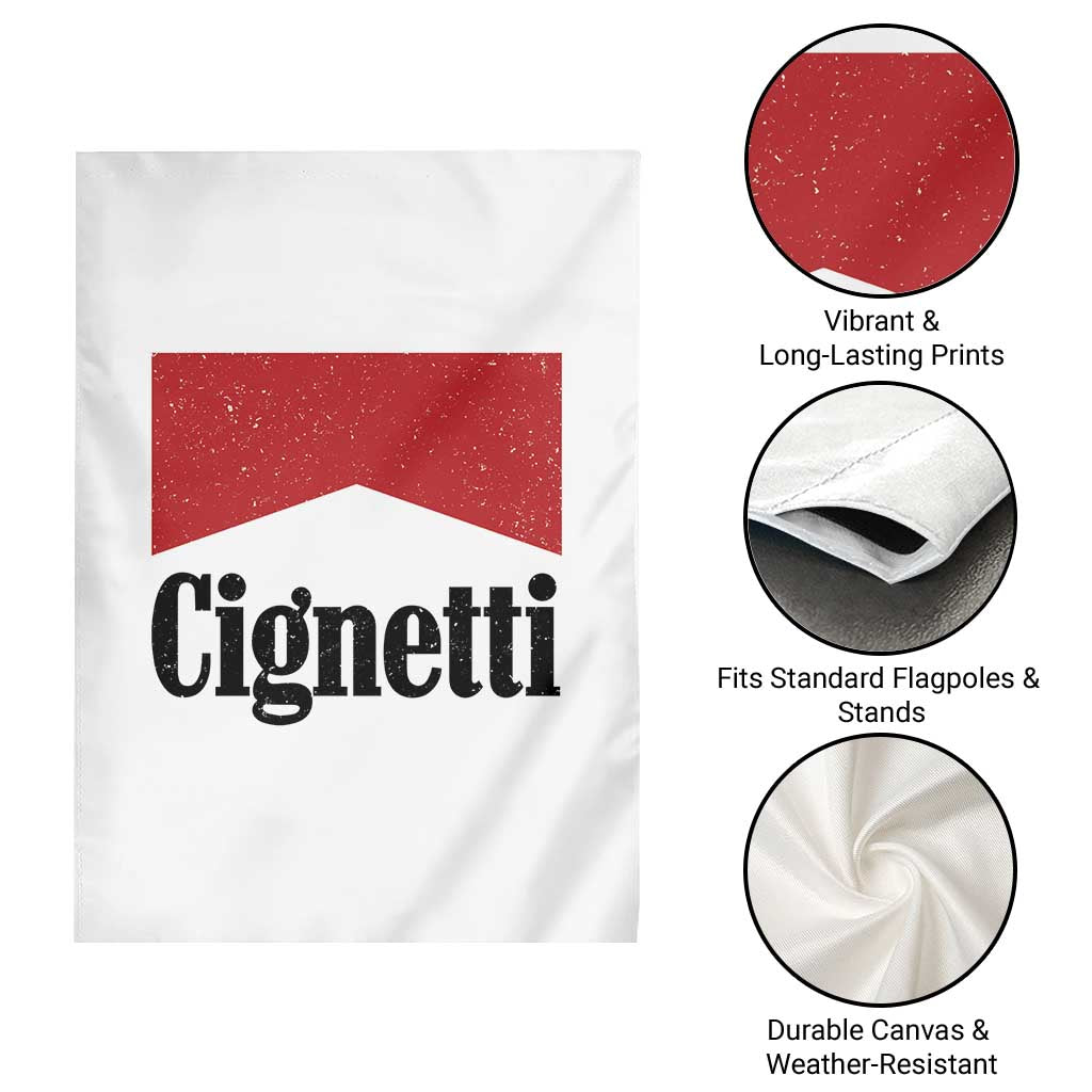 Cignetti Retro Red Box Garden Flag Indiana Game Day Sports Fan TS02 Print Your Wear