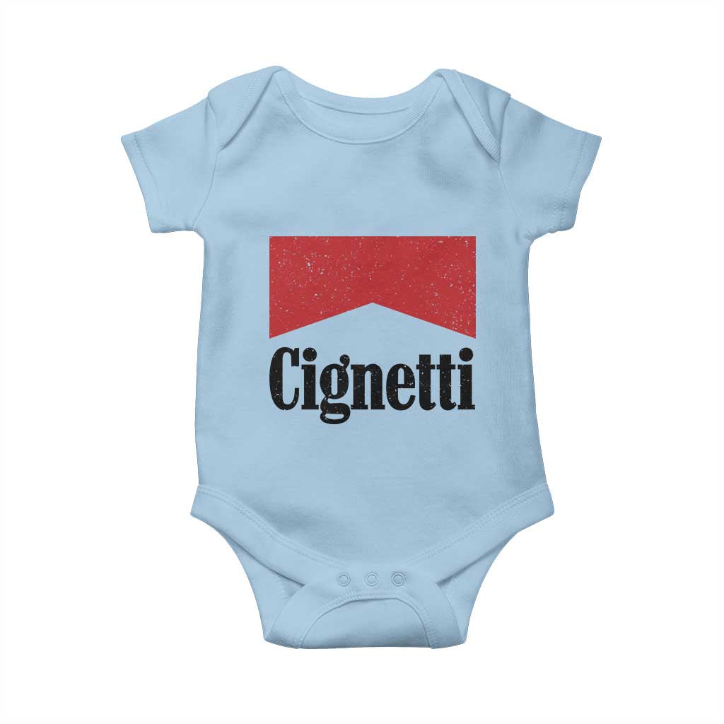 Cignetti Retro Red Box Baby Onesie Indiana Game Day Sports Fan TS02 Light Blue Print Your Wear