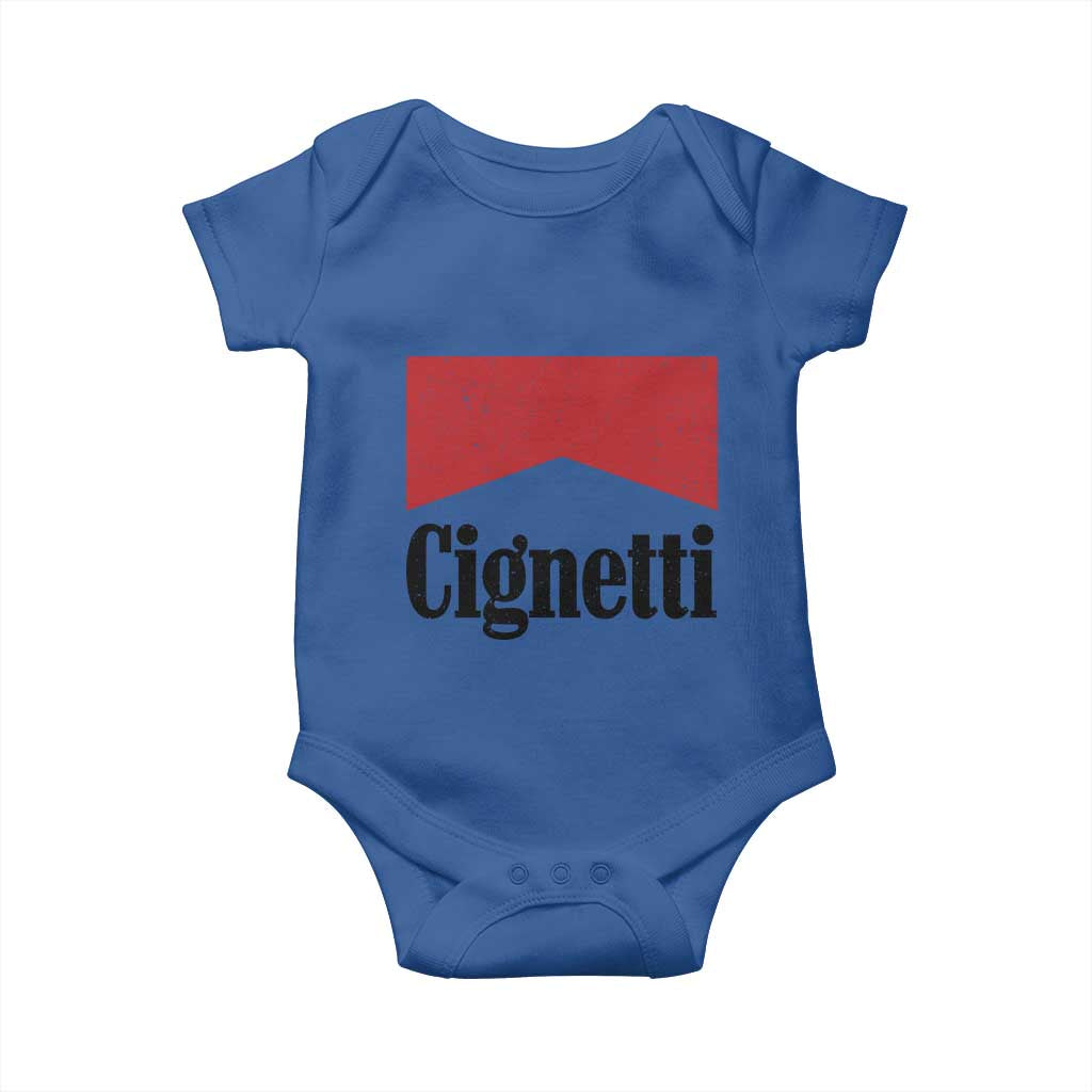 Cignetti Retro Red Box Baby Onesie Indiana Game Day Sports Fan TS02 Royal Blue Print Your Wear