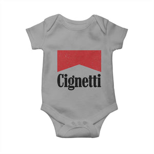 Cignetti Retro Red Box Baby Onesie Indiana Game Day Sports Fan TS02 Sport Gray Print Your Wear