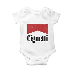 Cignetti Retro Red Box Baby Onesie Indiana Game Day Sports Fan TS02 White Print Your Wear