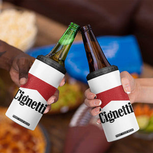 Cignetti Retro Red Box 4 in 1 Can Cooler Tumbler Indiana Game Day Sports Fan TS02 Print Your Wear