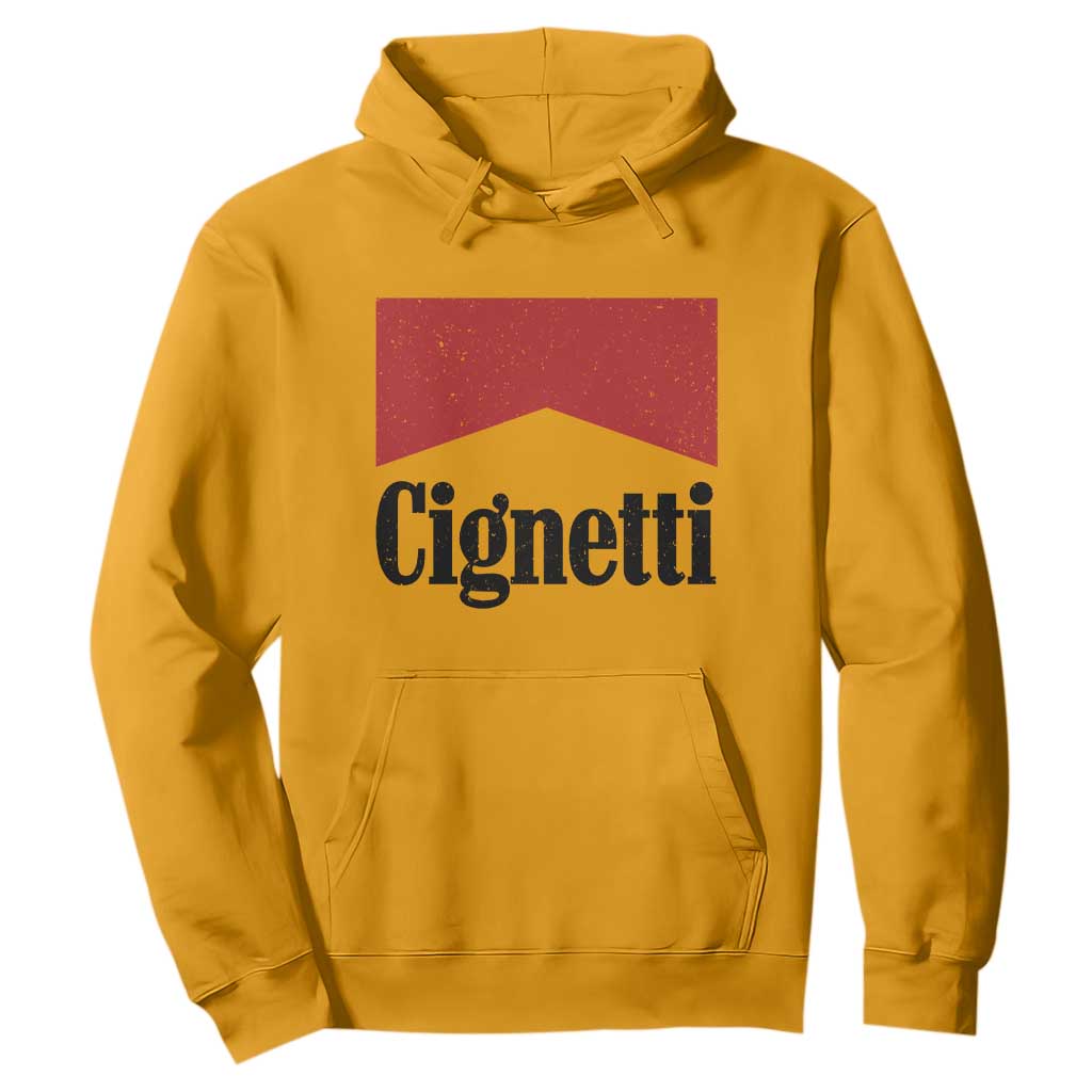 Cignetti Retro Red Box Hoodie Indiana Game Day Sports Fan TS02 Gold Print Your Wear