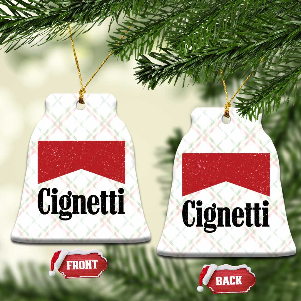 Cignetti Retro Red Box Ceramic Ornament Indiana Game Day Sports Fan TS02 Print Your Wear