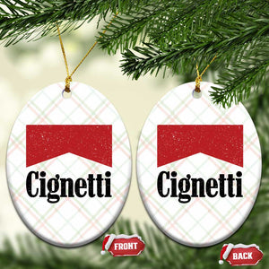 Cignetti Retro Red Box Ceramic Ornament Indiana Game Day Sports Fan TS02 Print Your Wear