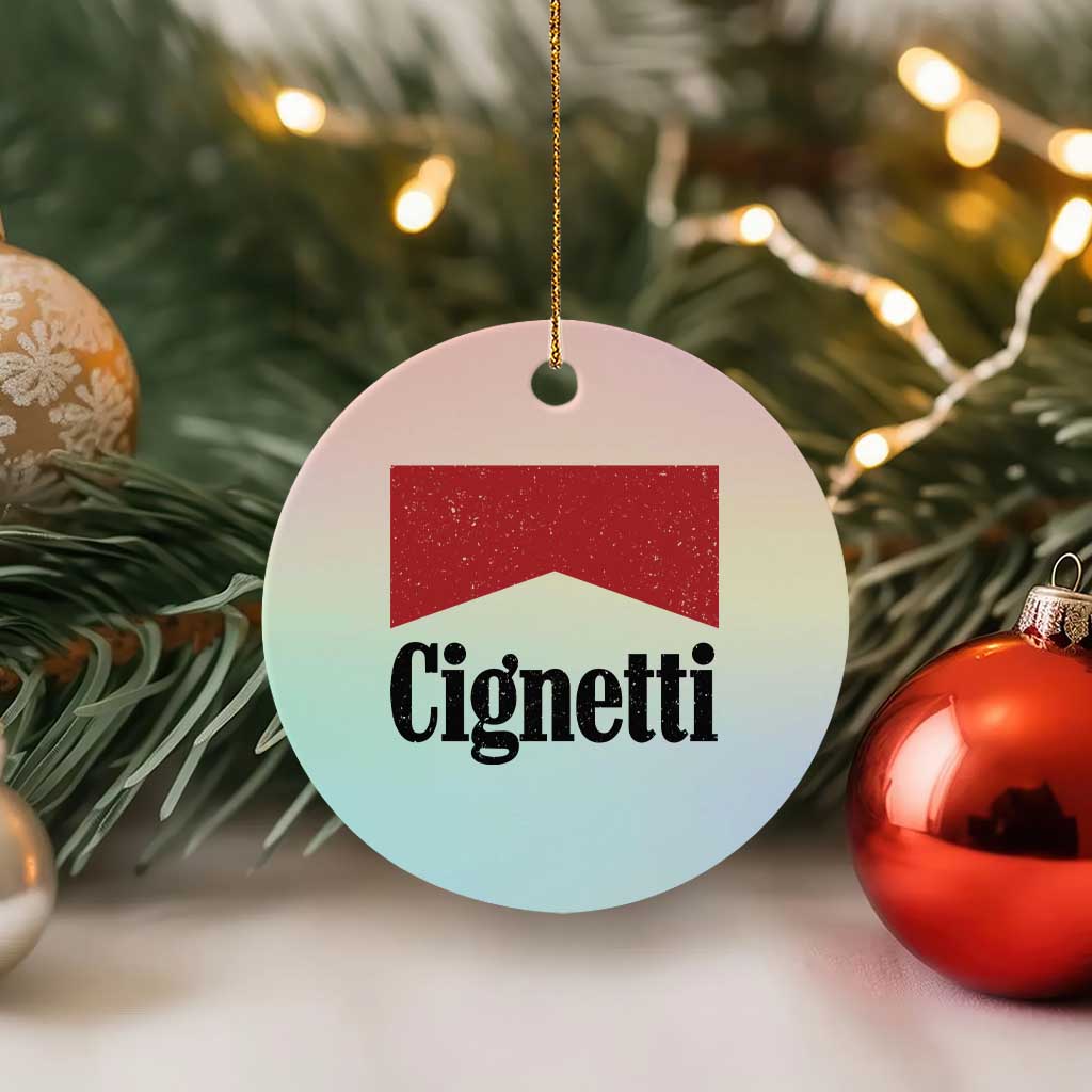 Cignetti Retro Red Box Ceramic Ornament Indiana Game Day Sports Fan TS02 1pc Pastel Print Your Wear