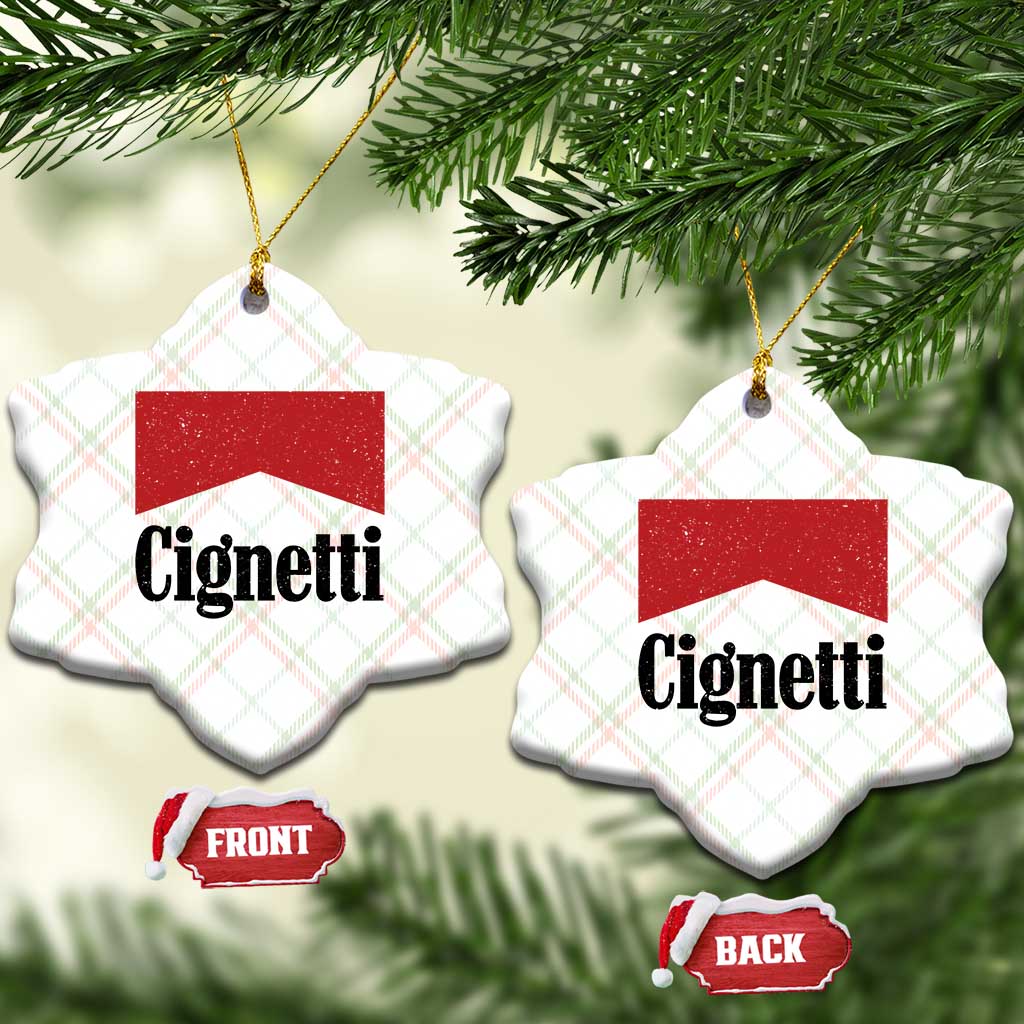 Cignetti Retro Red Box Ceramic Ornament Indiana Game Day Sports Fan TS02 Print Your Wear