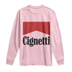 Cignetti Retro Red Box Long Sleeve Shirt Indiana Game Day Sports Fan TS02 Light Pink Print Your Wear
