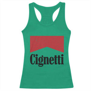 Cignetti Retro Red Box Racerback Tank Top Indiana Game Day Sports Fan TS02 Irish Green Print Your Wear