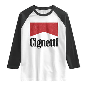 Cignetti Retro Red Box Raglan Shirt Indiana Game Day Sports Fan TS02 White Black Print Your Wear