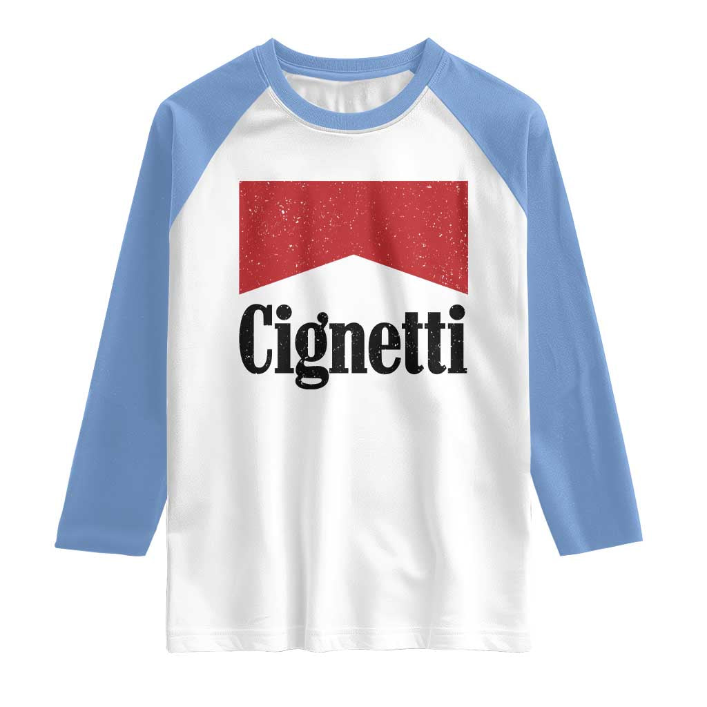 Cignetti Retro Red Box Raglan Shirt Indiana Game Day Sports Fan TS02 White Carolina Blue Print Your Wear