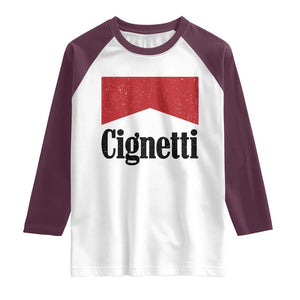 Cignetti Retro Red Box Raglan Shirt Indiana Game Day Sports Fan TS02 White Maroon Print Your Wear