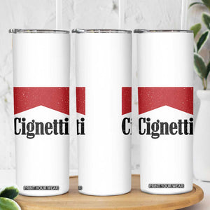 Cignetti Retro Red Box Skinny Tumbler Indiana Game Day Sports Fan TS02 Print Your Wear