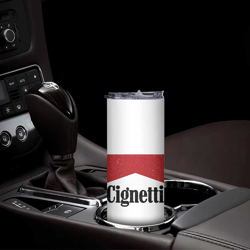 Cignetti Retro Red Box Skinny Tumbler Indiana Game Day Sports Fan TS02 Print Your Wear