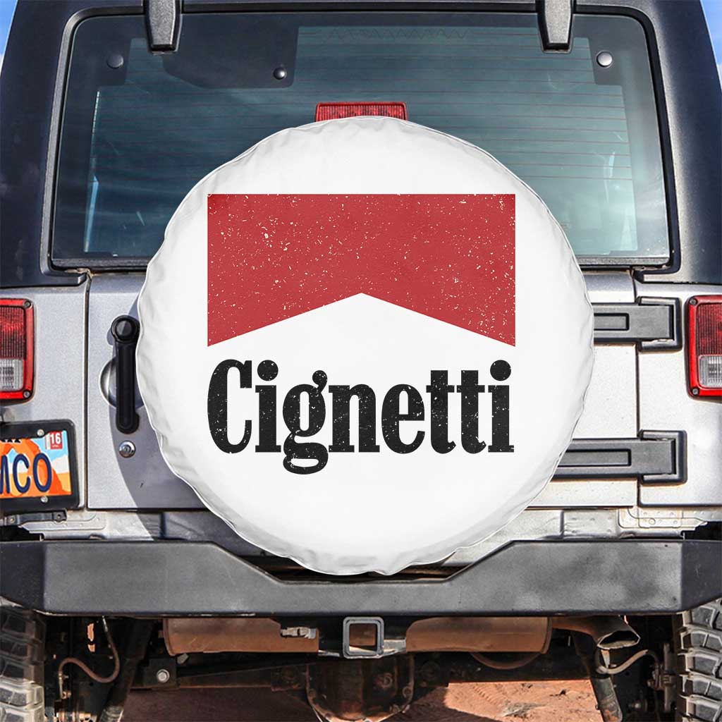 Cignetti Retro Red Box Spare Tire Cover Indiana Game Day Sports Fan TS02 No hole White Print Your Wear