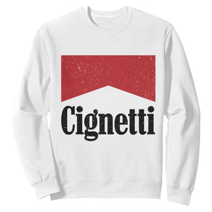 Cignetti Retro Red Box Sweatshirt Indiana Game Day Sports Fan TS02 White Print Your Wear