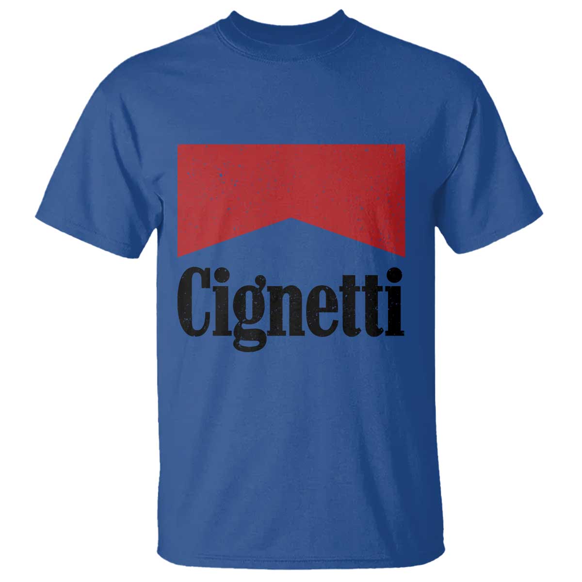 Cignetti Retro Red Box T Shirt Indiana Game Day Sports Fan TS02 Royal Blue Print Your Wear