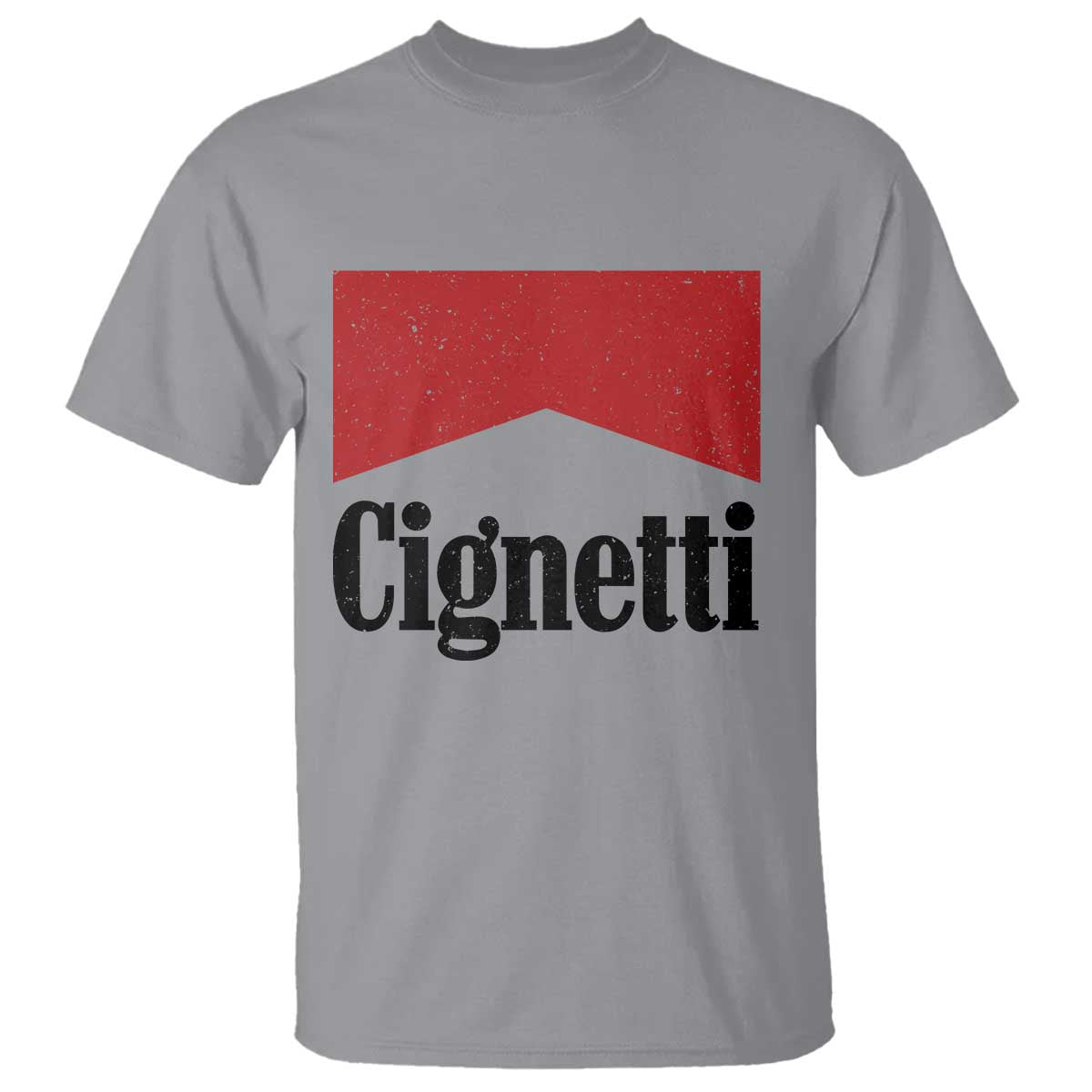Cignetti Retro Red Box T Shirt Indiana Game Day Sports Fan TS02 Sport Gray Print Your Wear