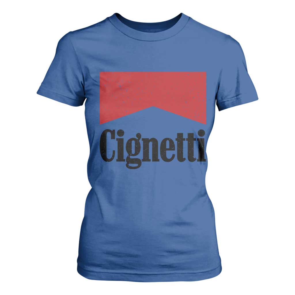 Cignetti Retro Red Box T Shirt For Women Indiana Game Day Sports Fan TS02 Royal Blue Print Your Wear