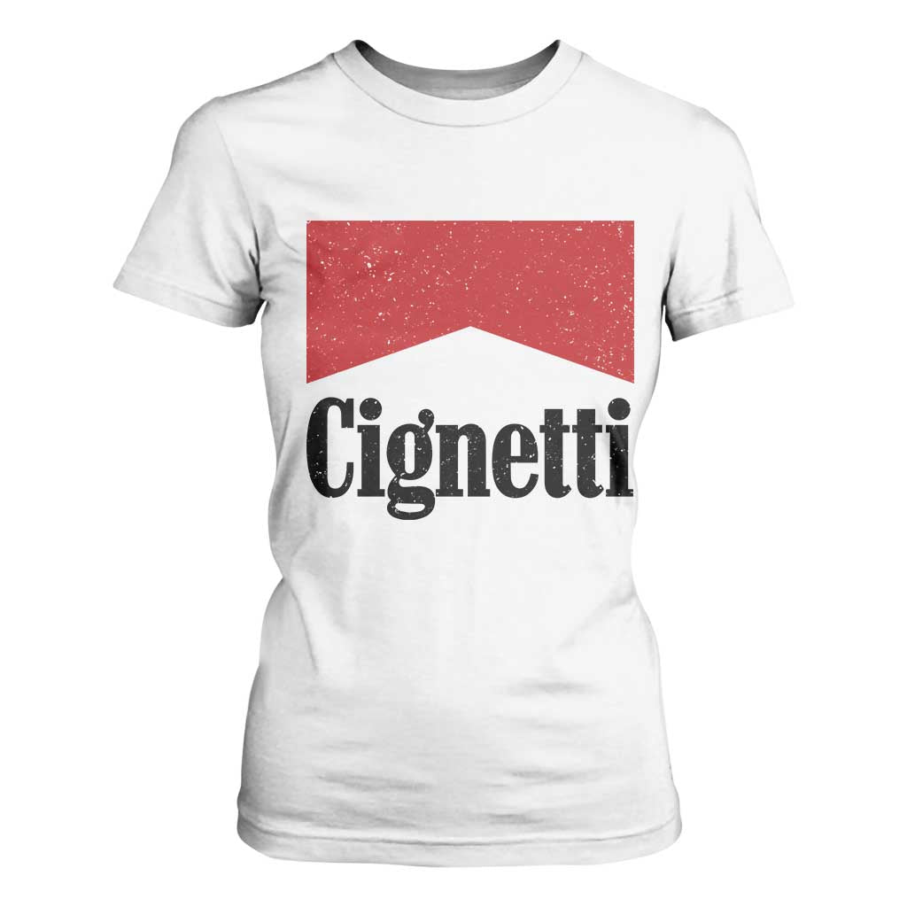 Cignetti Retro Red Box T Shirt For Women Indiana Game Day Sports Fan TS02 White Print Your Wear