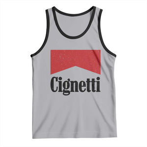 Cignetti Retro Red Box Tank Top Indiana Game Day Sports Fan TS02 Athletic Heather Black Print Your Wear
