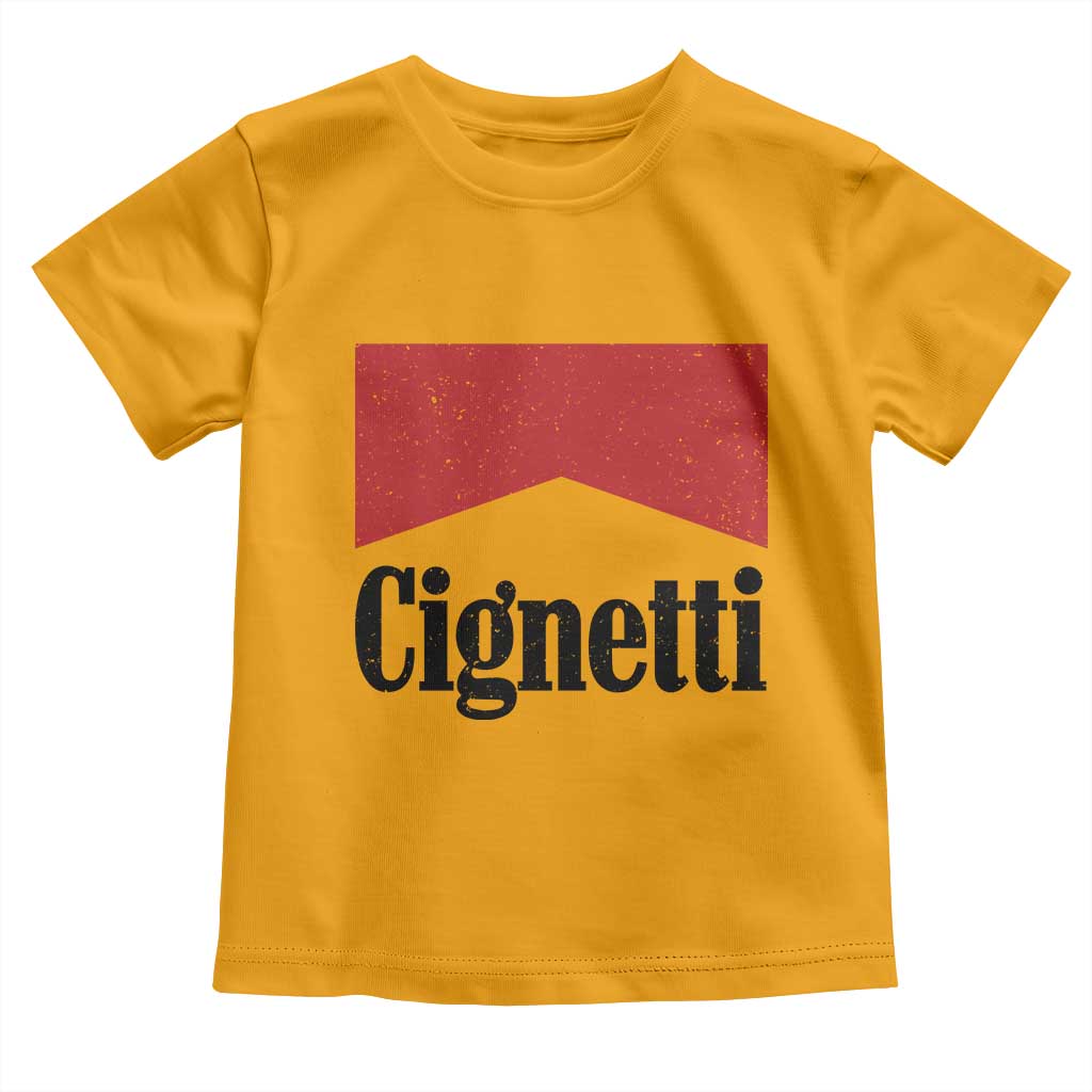 Cignetti Retro Red Box Toddler T Shirt Indiana Game Day Sports Fan TS02 Gold Print Your Wear