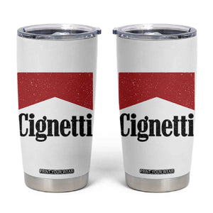 Cignetti Retro Red Box Tumbler Cup Indiana Game Day Sports Fan TS02 White Print Your Wear