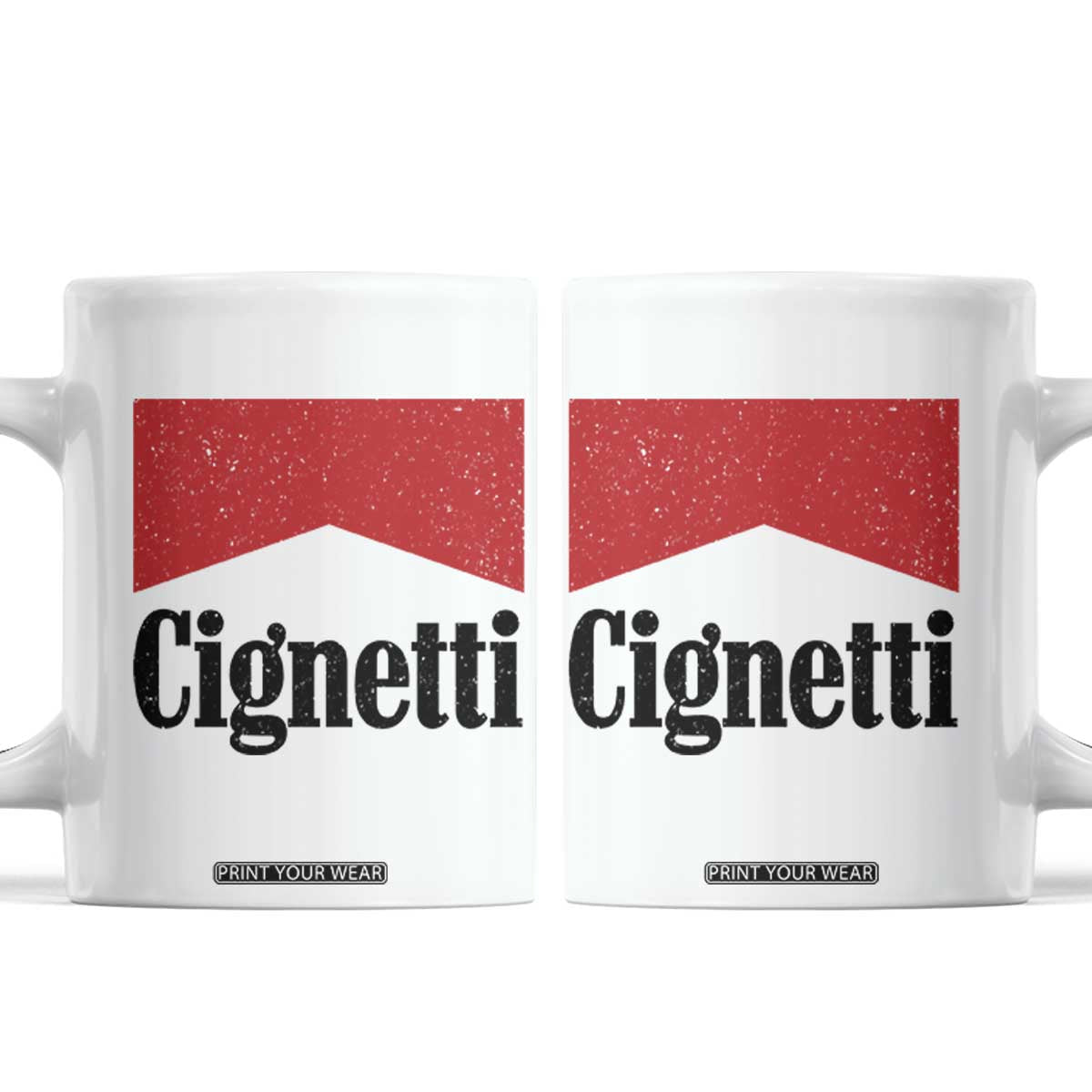 Cignetti Retro Red Box Coffee Mug Indiana Game Day Sports Fan TS02 White Print Your Wear