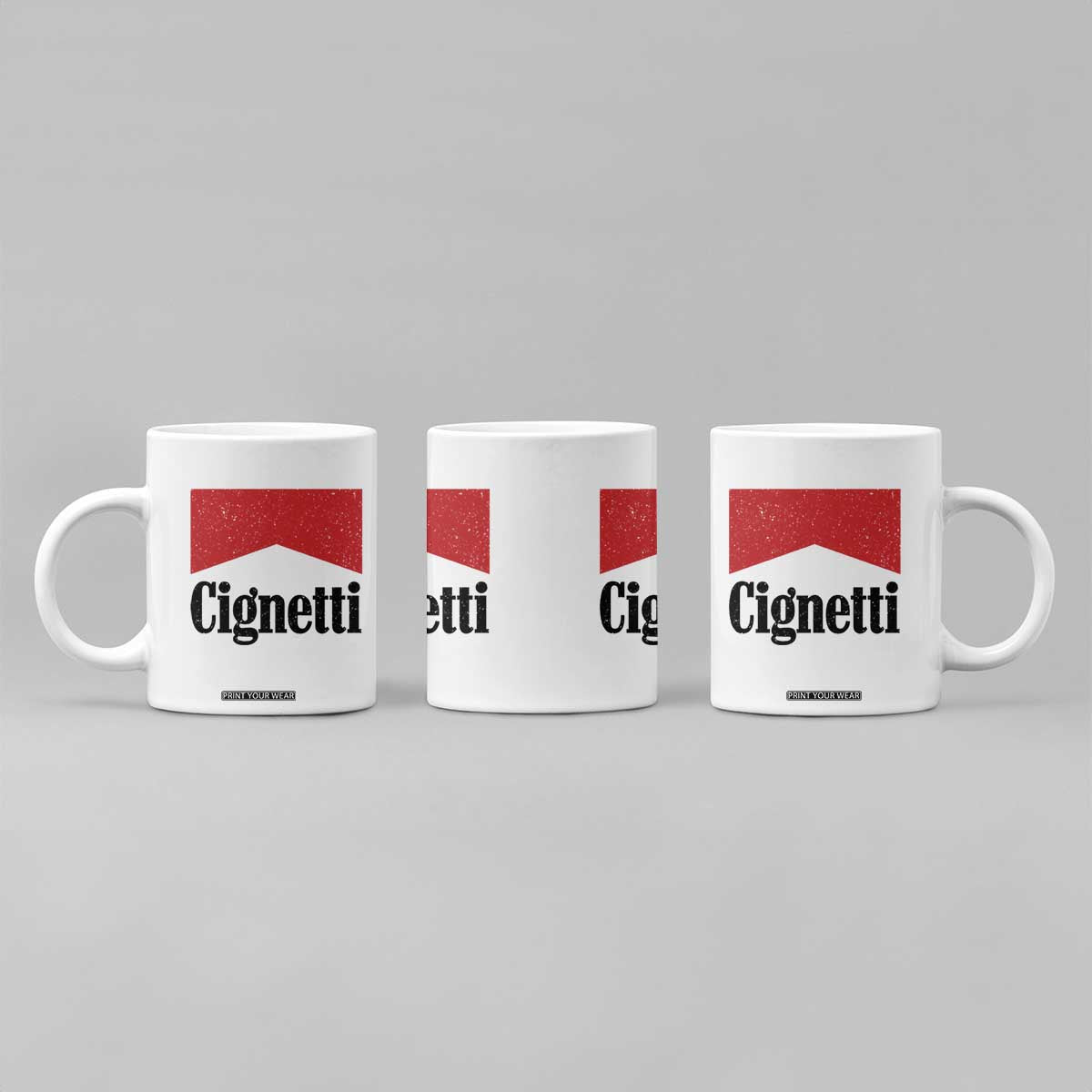 Cignetti Retro Red Box Coffee Mug Indiana Game Day Sports Fan TS02 Print Your Wear