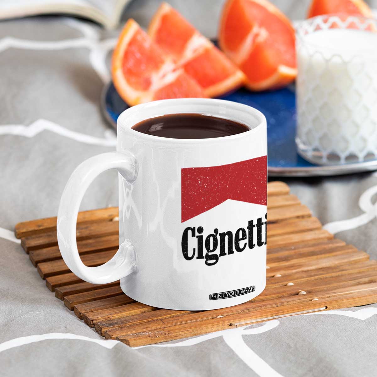 Cignetti Retro Red Box Coffee Mug Indiana Game Day Sports Fan TS02 Print Your Wear