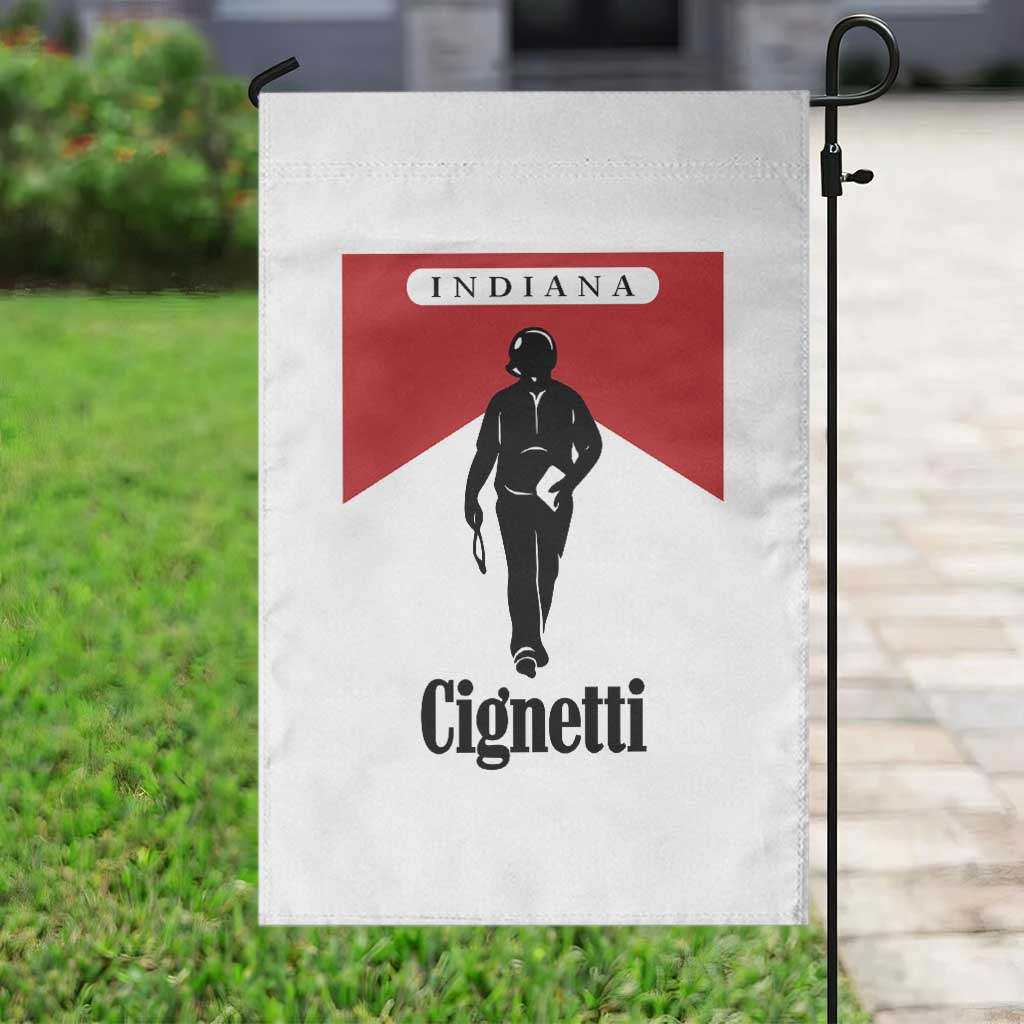 Cignetti Walking Retro Red Box Garden Flag Indiana Game Day Sports Fan TS02 Print Your Wear