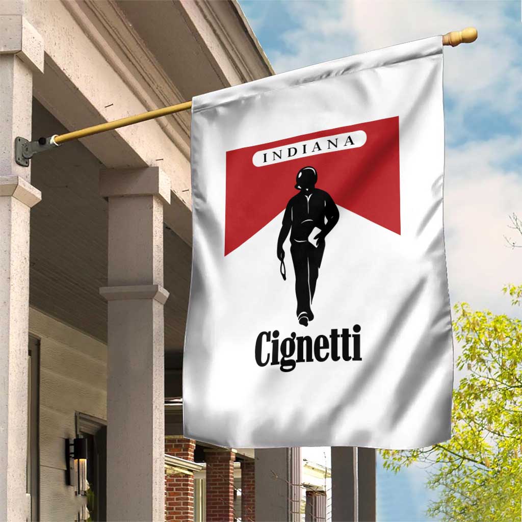Cignetti Walking Retro Red Box Garden Flag Indiana Game Day Sports Fan TS02 Print Your Wear