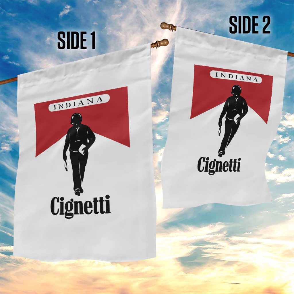 Cignetti Walking Retro Red Box Garden Flag Indiana Game Day Sports Fan TS02 Print Your Wear