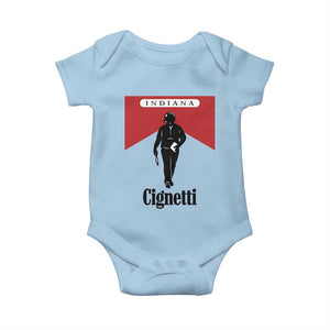 Cignetti Walking Retro Red Box Baby Onesie Indiana Game Day Sports Fan TS02 Light Blue Print Your Wear