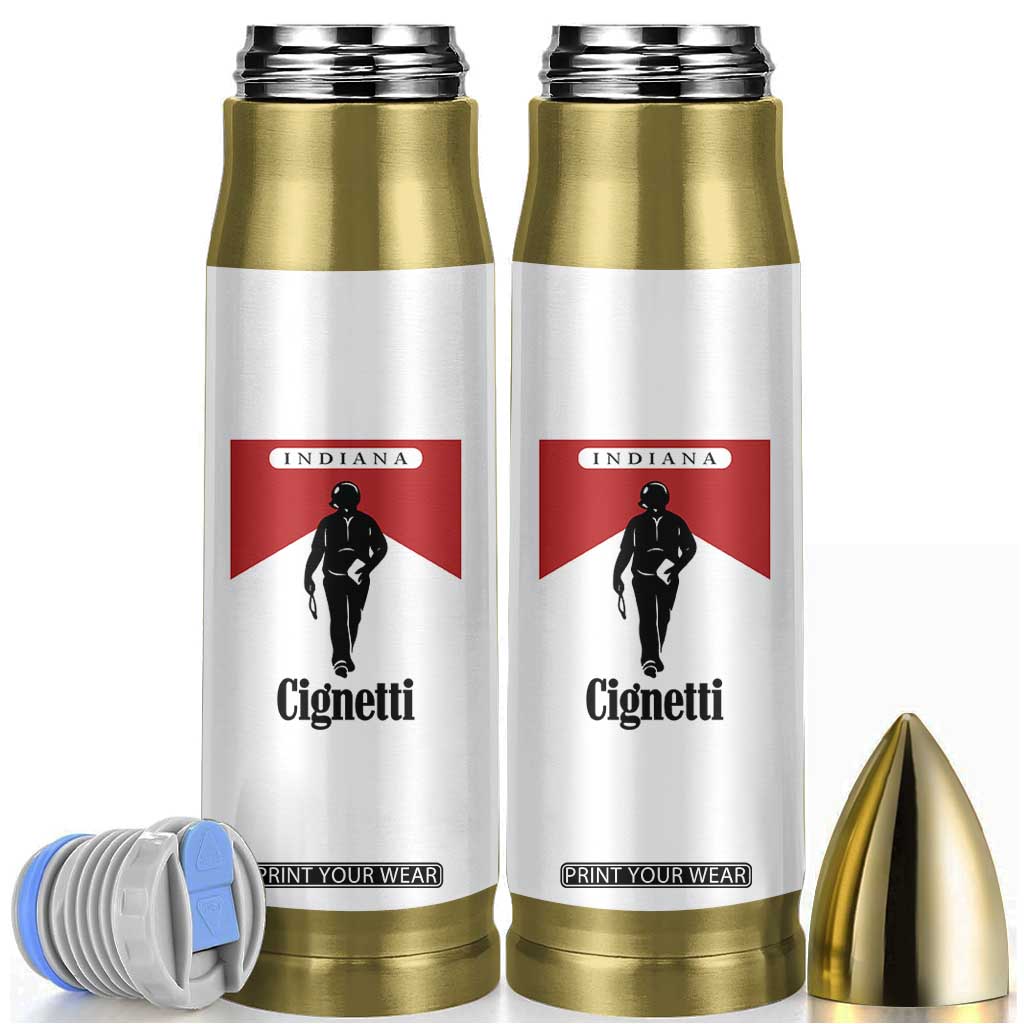 Cignetti Walking Retro Red Box Bullet Tumbler Indiana Game Day Sports Fan TS02 White Print Your Wear