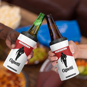 Cignetti Walking Retro Red Box 4 in 1 Can Cooler Tumbler Indiana Game Day Sports Fan TS02 Print Your Wear