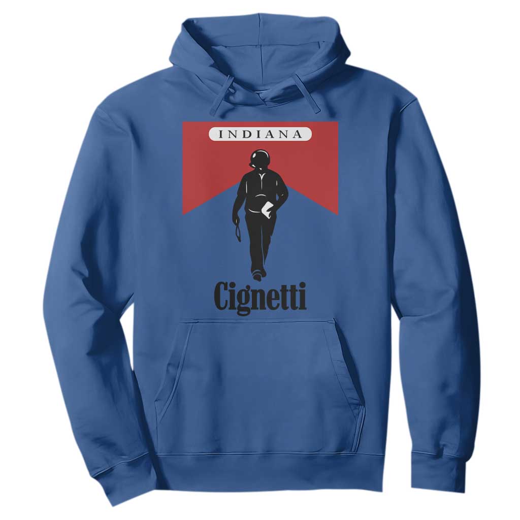 Cignetti Walking Retro Red Box Hoodie Indiana Game Day Sports Fan TS02 Royal Blue Print Your Wear